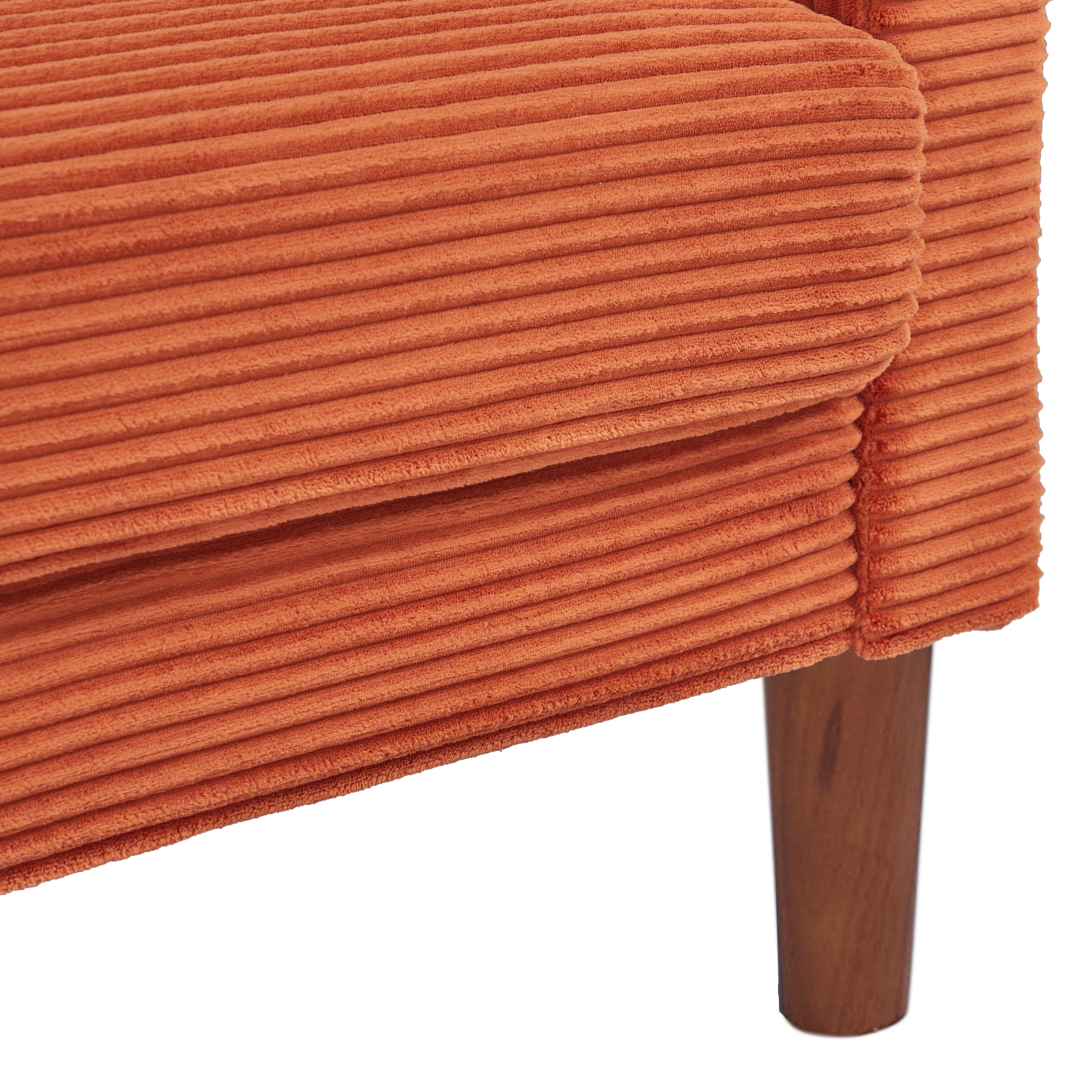 2-Seater Sofa, Modern Loveseat with Tufted Back and Solid Wood Legs 2-Seater Sofa, Modern Loveseat with Tufted Back and Solid Wood Legs