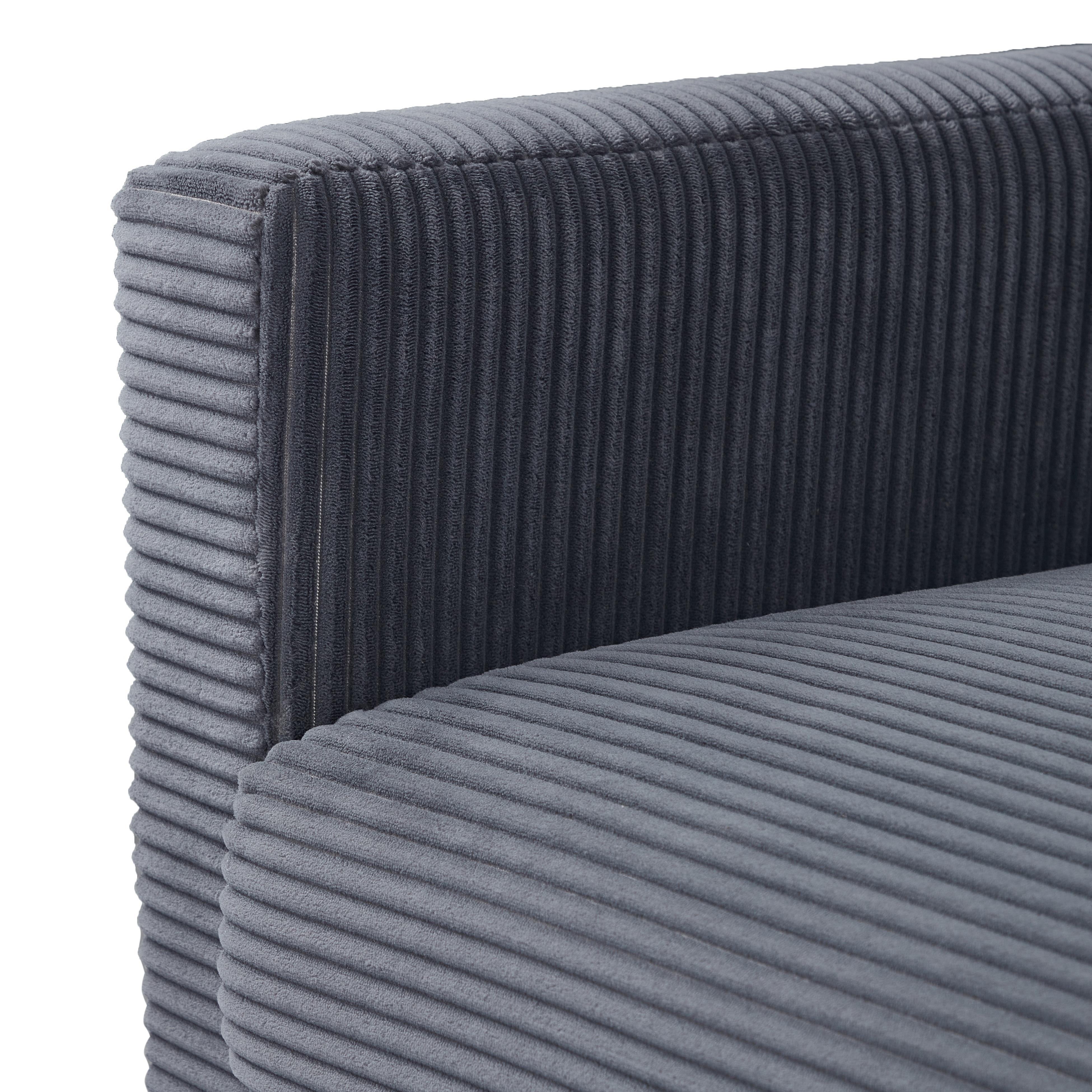 2-Seater Sofa, Modern Loveseat with Tufted Back and Solid Wood Legs 2-Seater Sofa, Modern Loveseat with Tufted Back and Solid Wood Legs