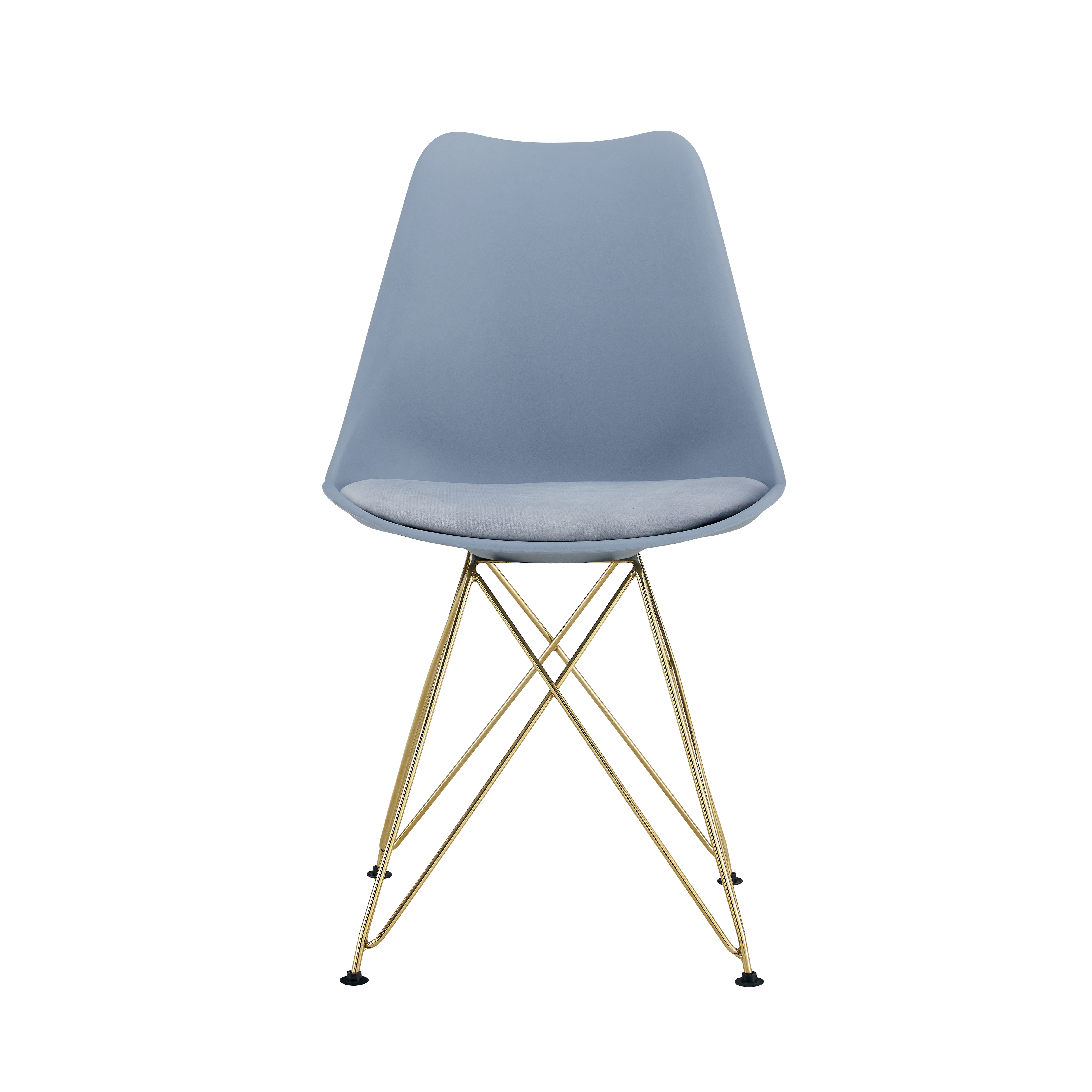 Modern Dining Chairs with Shell Lounge Plastic Seat and GOLDEN STEEL Legs KITEHCN chairs meeting room chairs living room,Set of 4, GREY Modern Dining Chairs with Shell Lounge Plastic Seat and GOLDEN STEEL Legs KITEHCN chairs meeting room chairs living room,Set of 4, GREY