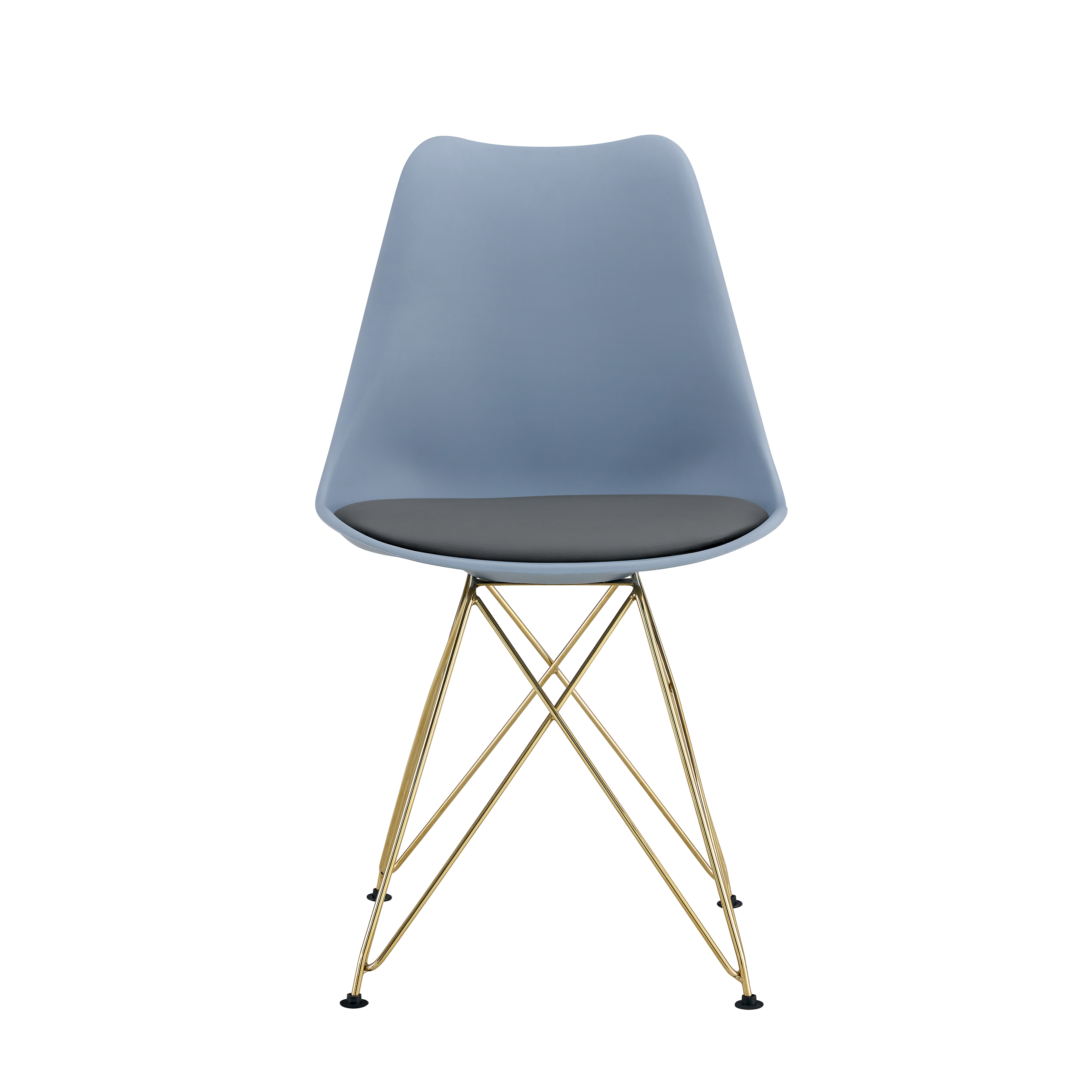 Modern Dining Chairs with Shell Lounge Plastic Seat and GOLDEN STEEL Legs KITEHCN chairs meeting room chairs living room,Set of 4, GREY Modern Dining Chairs with Shell Lounge Plastic Seat and GOLDEN STEEL Legs KITEHCN chairs meeting room chairs living room,Set of 4, GREY