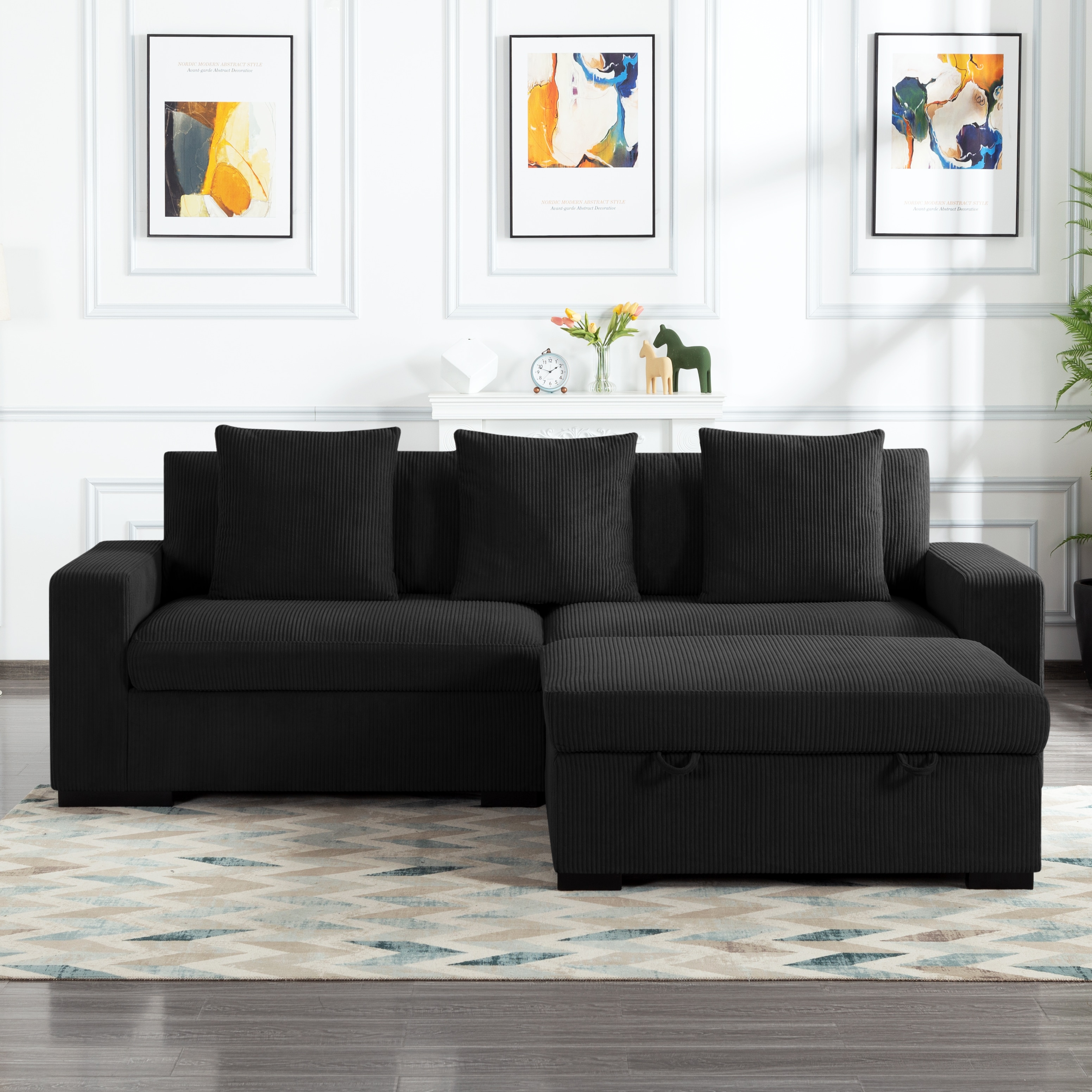 103.5” Modular Sectional Sofa with ottoman 103.5” Modular Sectional Sofa with ottoman