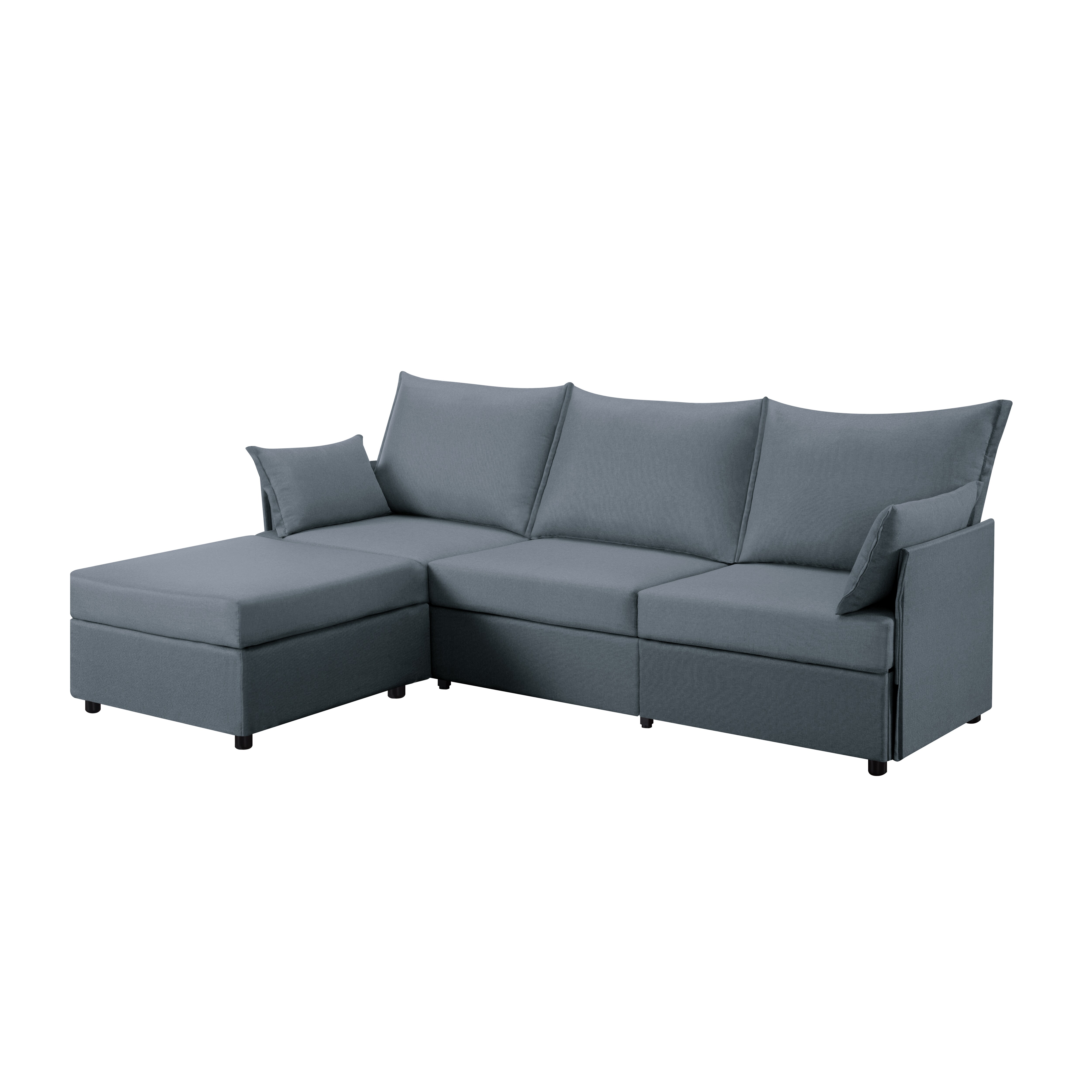 93.7” Sectional Sofa with ottoman 93.7” Sectional Sofa with ottoman