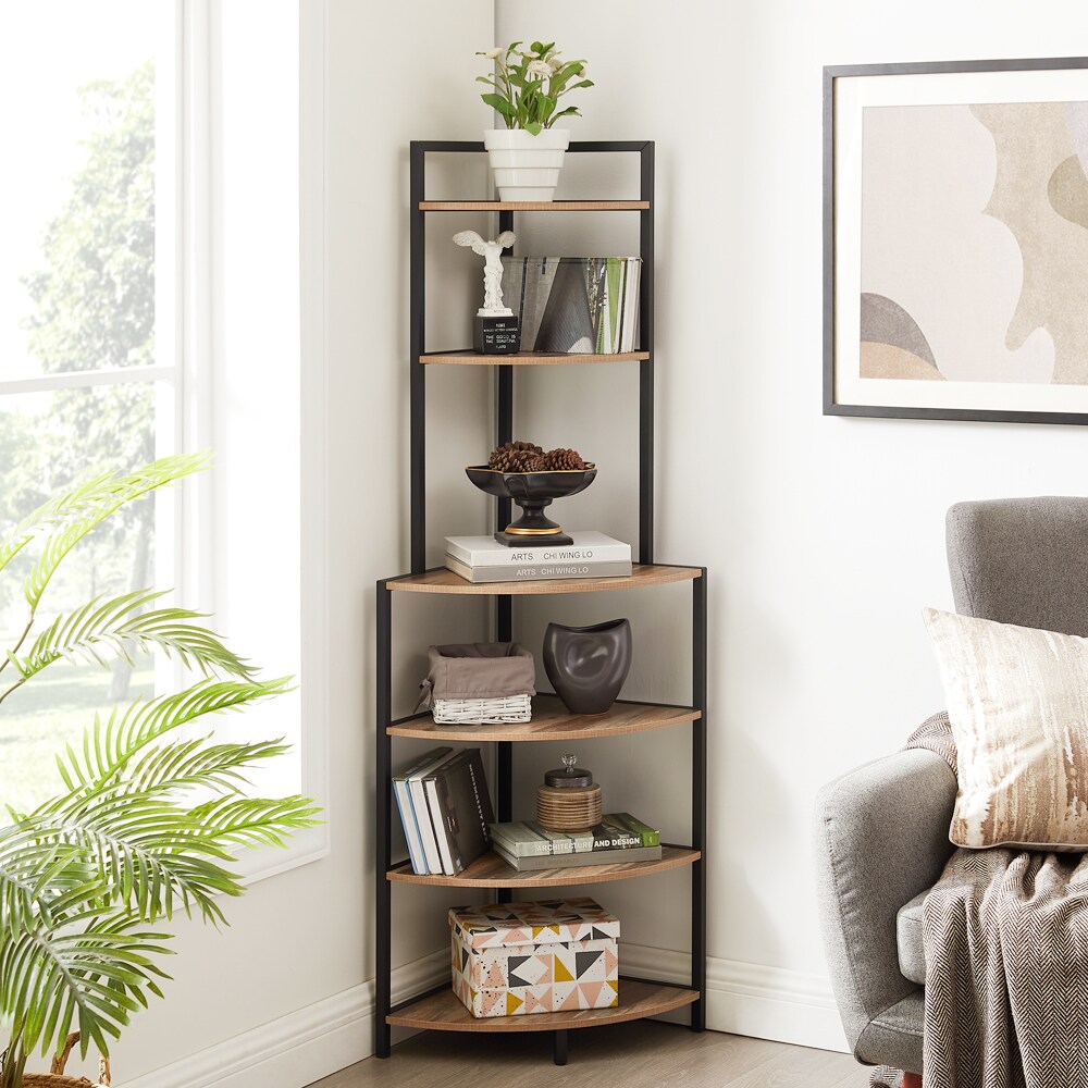 Corner Shelf Stand,6 Tier Ladder Bookshelf,Bookcase Display for Living Room,Kitchen,Home Office
Corner Shelf Stand,6 Tier Ladder Bookshelf,Bookcase Display for Living Room,Kitchen,Home Office