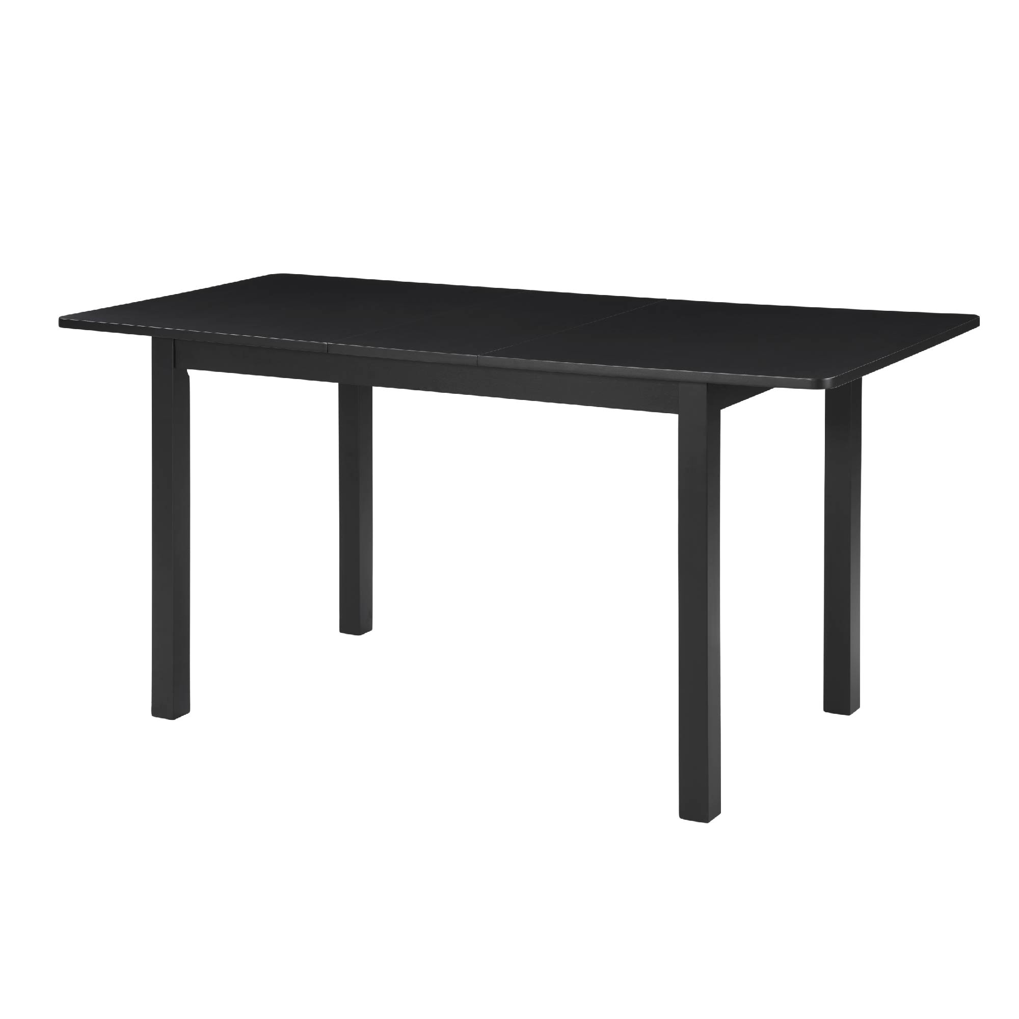 59‘’ Extendable Dining Table, Modern House Dining Room Table for 4-8, Wooden Kitchen Table , Dining Room, Working Office, Home Living Room Furniture for Small Space, Black 59‘’ Extendable Dining Table, Modern House Dining Room Table for 4-8, Wooden Kitchen Table , Dining Room, Working Office, Home Living Room Furniture for Small Space, Black