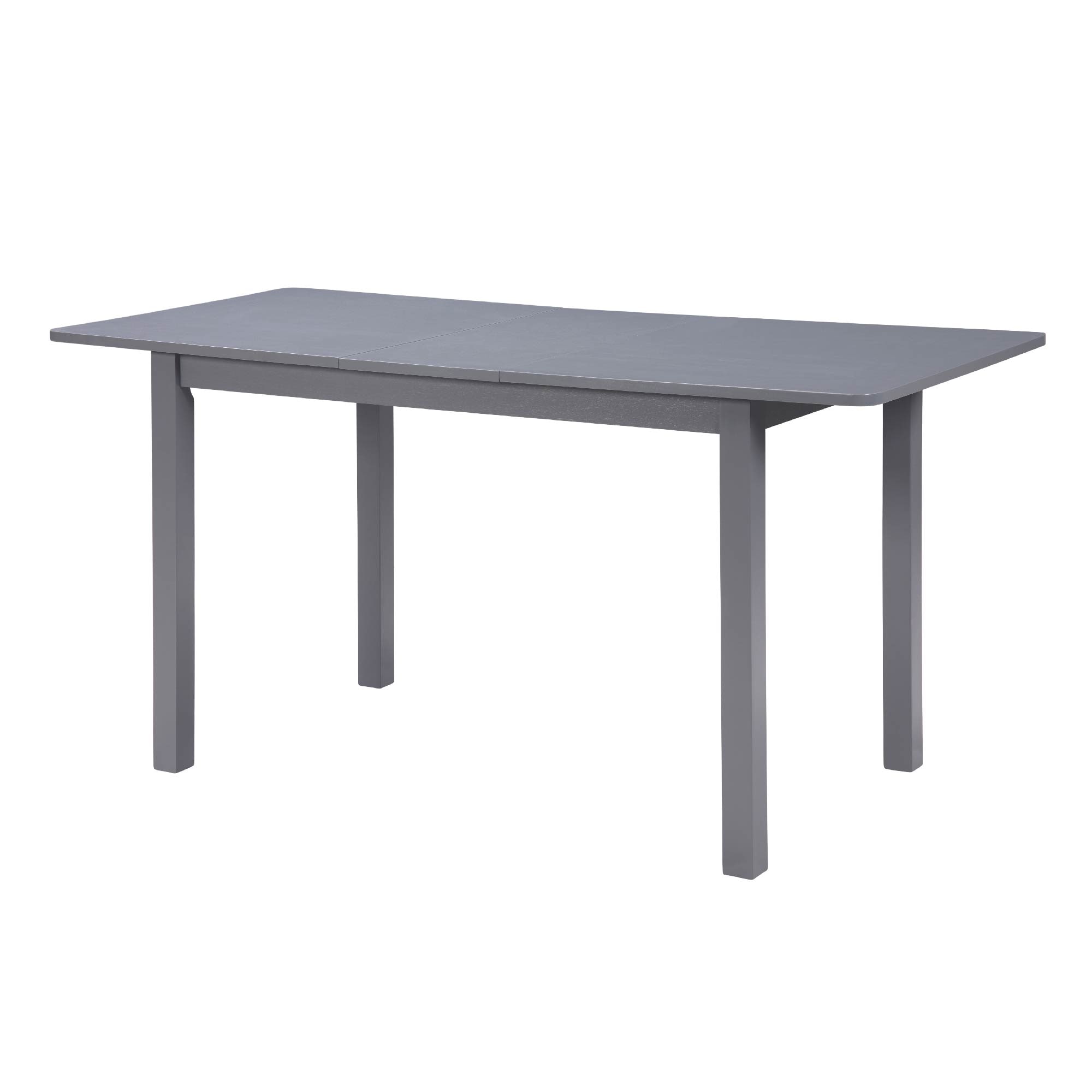 59‘’ Extendable Dining Table, Modern House Dining Room Table for 4-8, Wooden Kitchen Table , Dining Room,  Working Office, Home Living Room Furniture for Small Space, Dark Gray