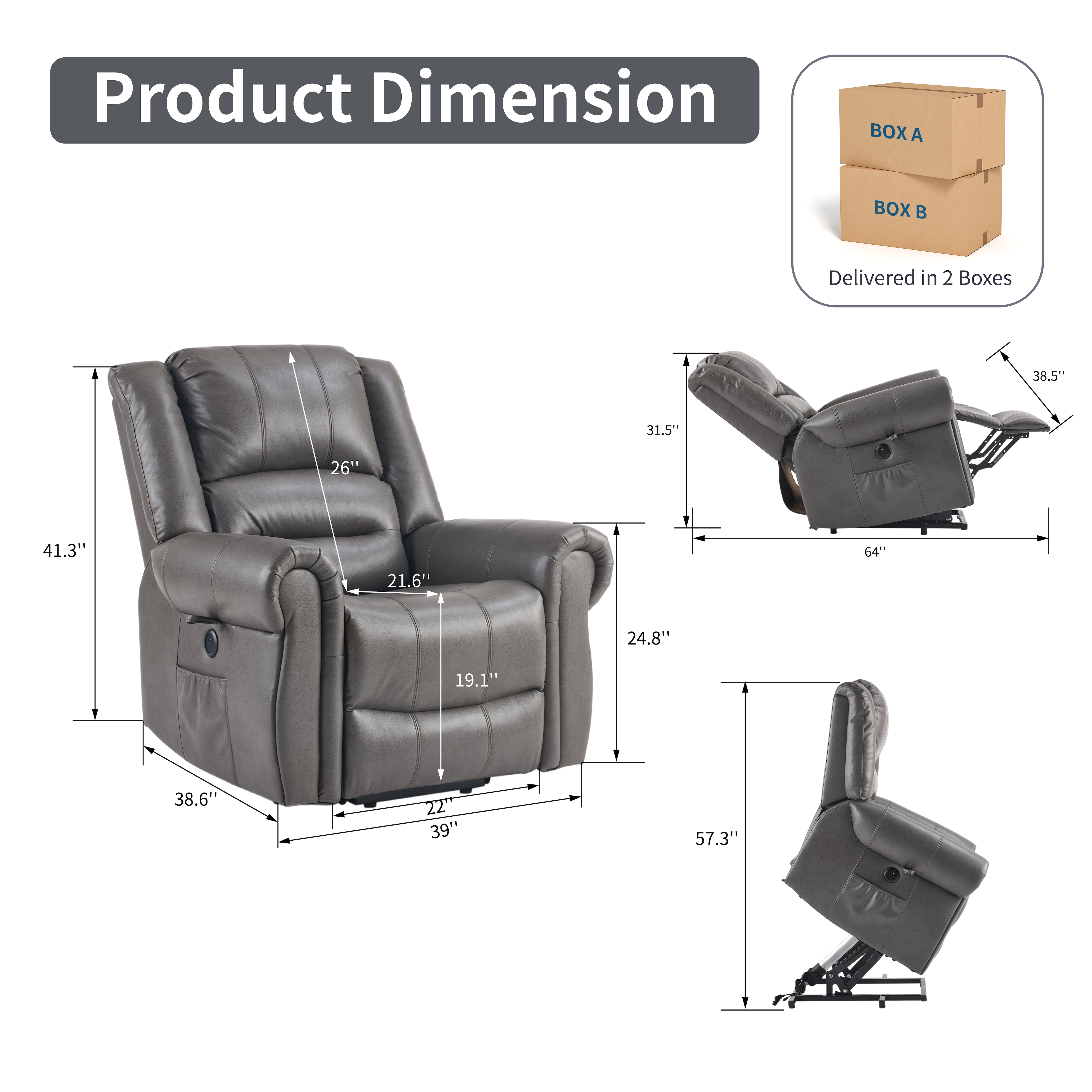 Futon Sofa Bed,Velvet Futon Couch for Living Room, Recliner Sleeper Sofa Bed with 2 Cup Holders, Removable Armrests, Metal Legs, Gray Futon Sofa Bed,Velvet Futon Couch for Living Room, Recliner Sleeper Sofa Bed with 2 Cup Holders, Removable Armrests, Metal Legs, Gray