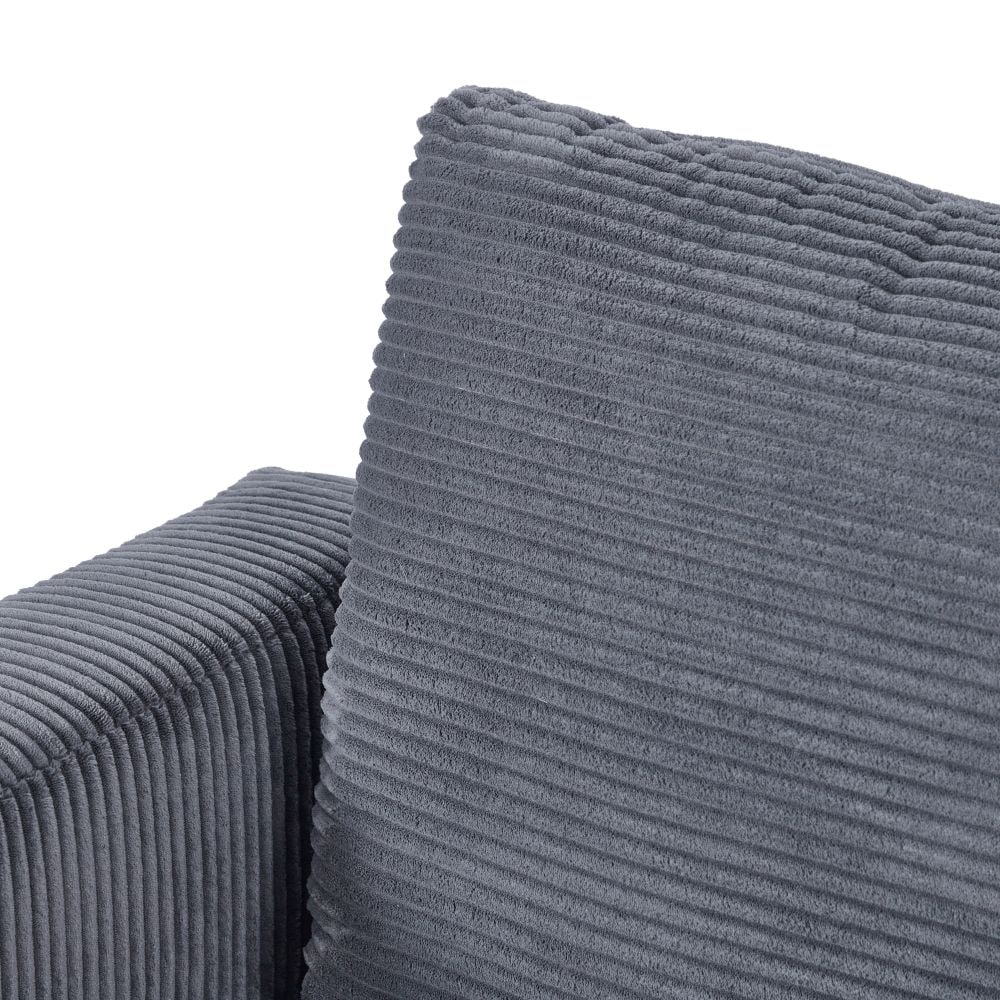 2-Seater Sofa, Modern Loveseat with Tufted Back and Solid Wood Legs 2-Seater Sofa, Modern Loveseat with Tufted Back and Solid Wood Legs