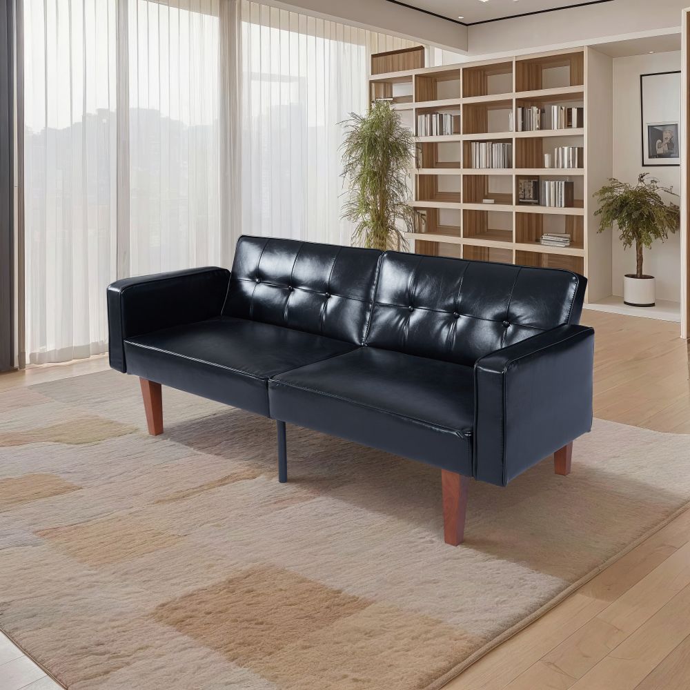 PU-BK,Bright plain black PU Sofa PU-BK,Bright plain black PU Sofa
