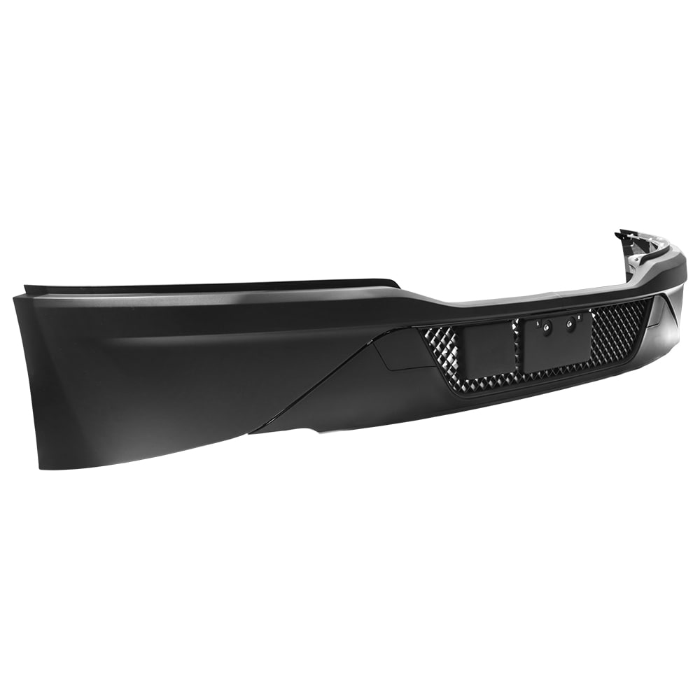 Black Front Bumper For Kenworth T680 Without Fog Light Hole_voghion.com