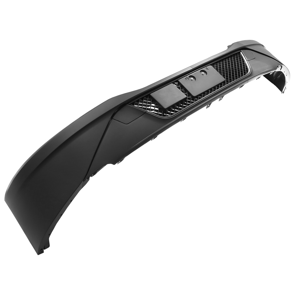 Black Front Bumper For Kenworth T680 Without Fog Light Hole_voghion.com