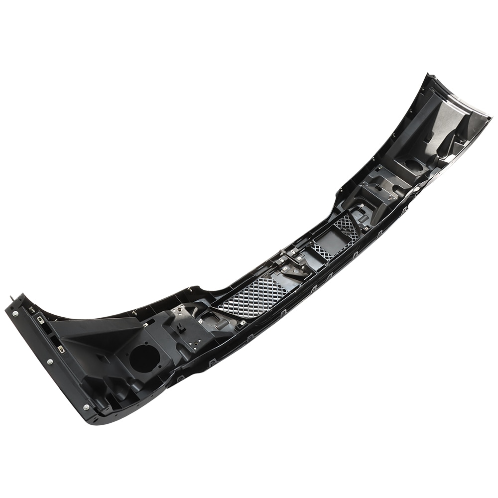 Black Front Bumper For Kenworth T680 Without Fog Light Hole_voghion.com