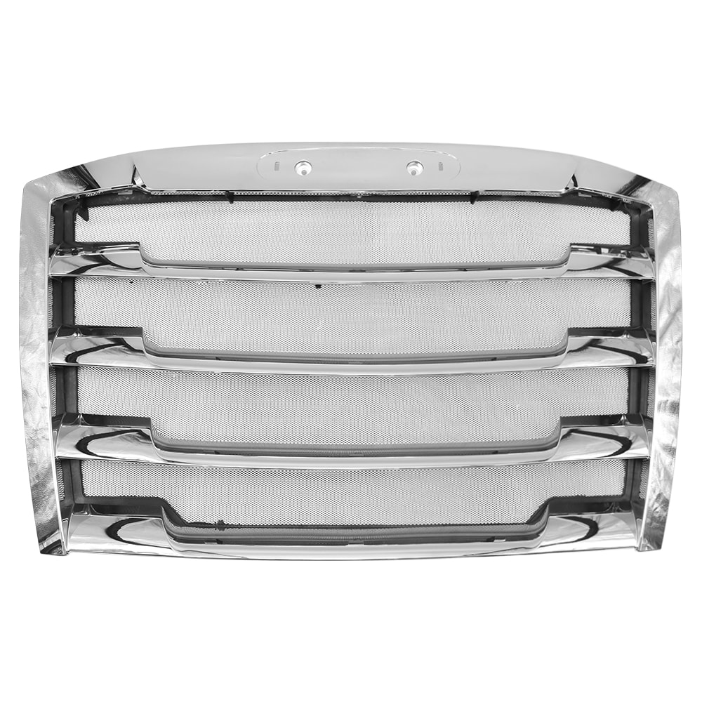 Chrome Grille Fit For 2018+ Freightliner Cascadia, With Bug Screen, Chrome Plated_voghion.com