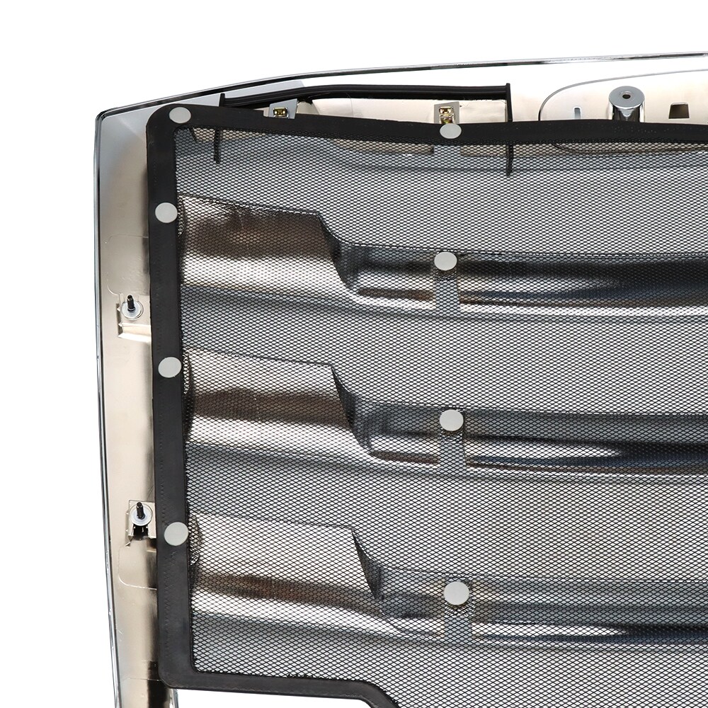 Chrome Grille Fit For 2018+ Freightliner Cascadia, With Bug Screen, Chrome Plated_voghion.com