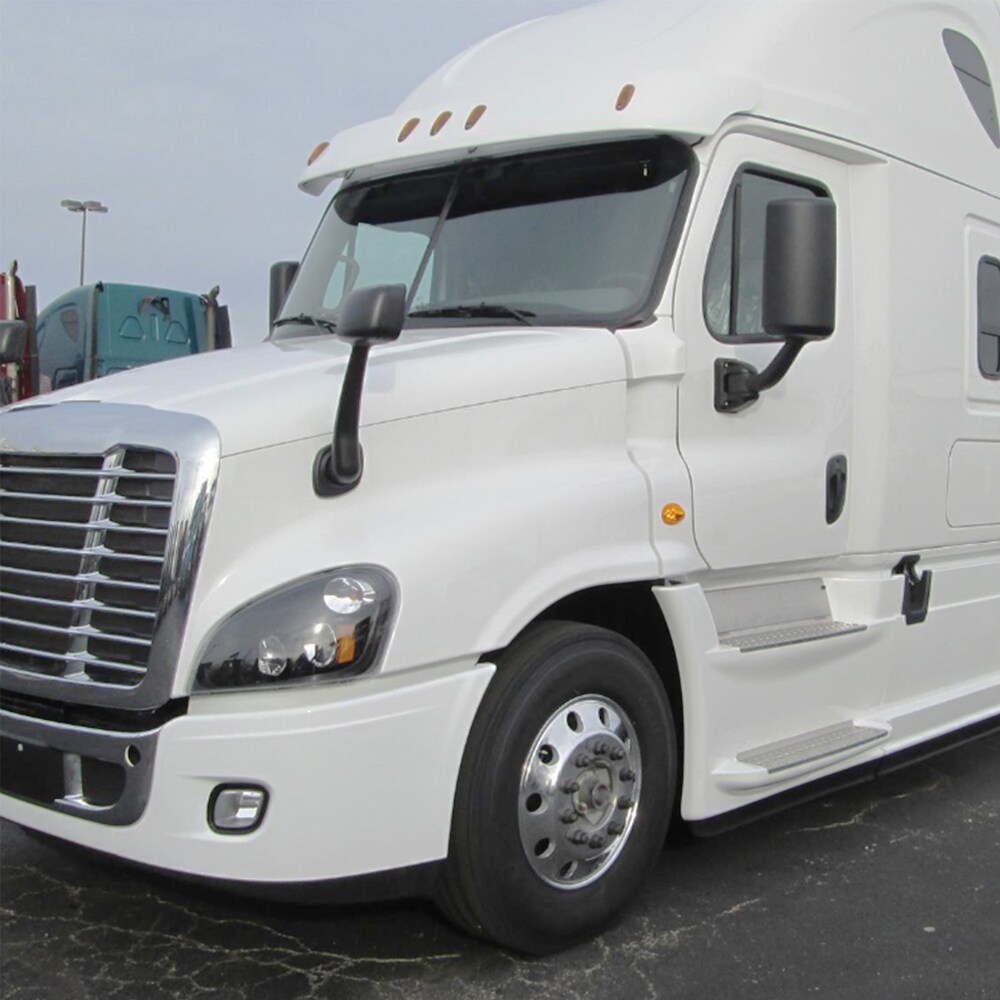 Heavy Duty Truck Parts Left/Driver Bumper End Cover With Fog Light Hole Compatible With Freightliner Cascadia 2008-2017_voghion.com