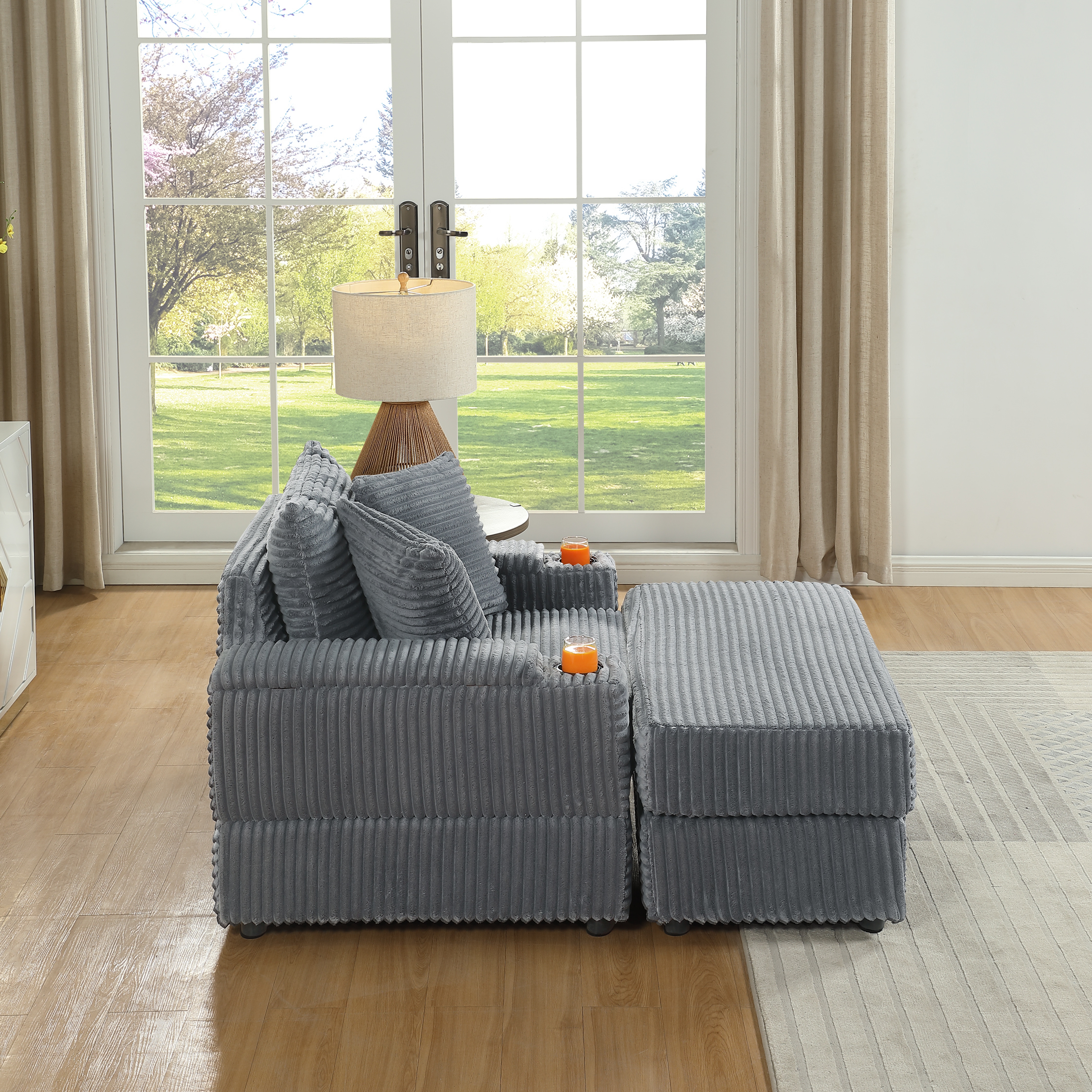 sofa With 2 toss pillows and a ottoman ,Comfy Sofa- Deep Seat Couch for Living Room sofa With 2 toss pillows and a ottoman ,Comfy Sofa- Deep Seat Couch for Living Room