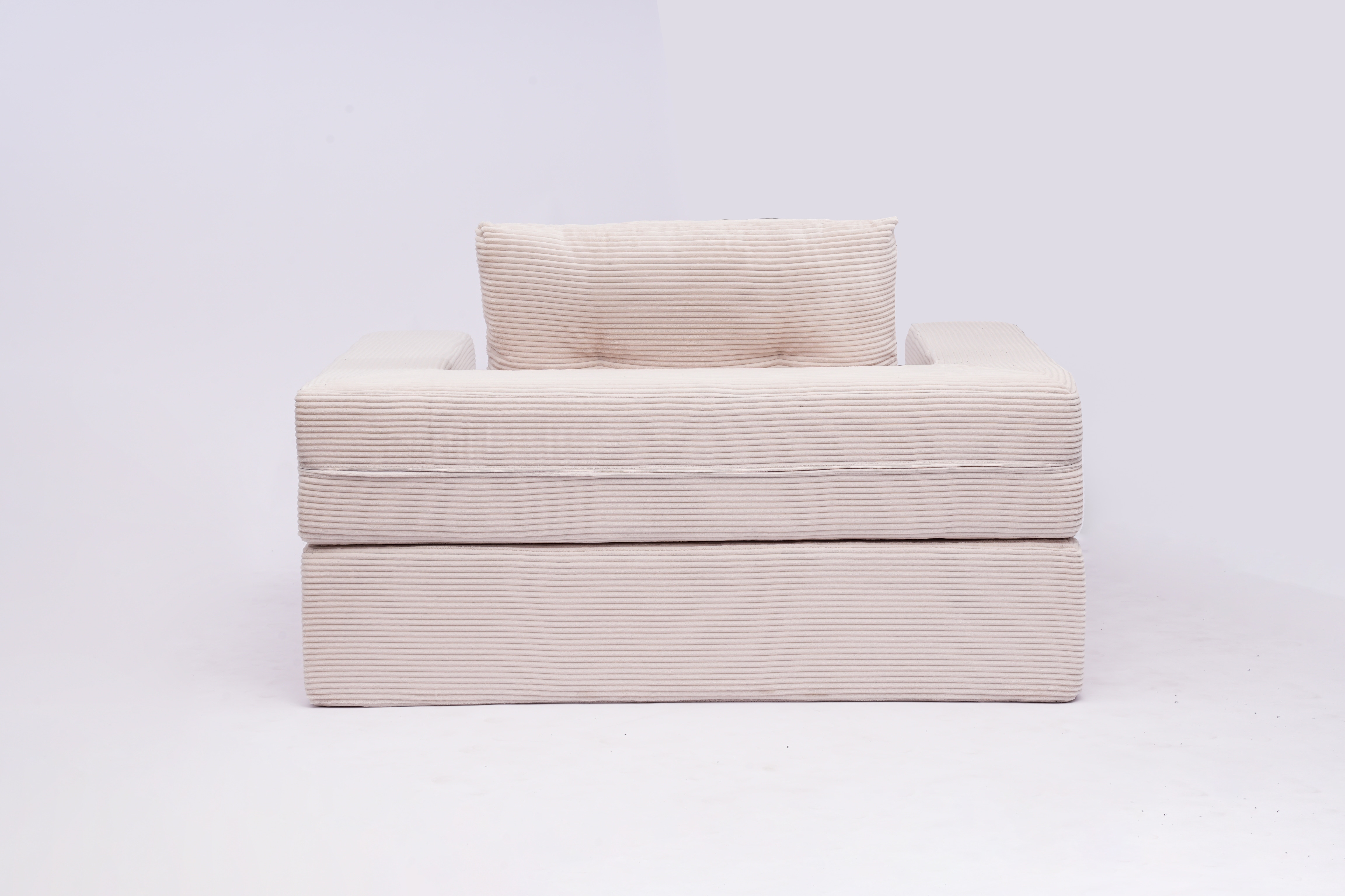 Compression Floor Sofa For Adults And Pets With Pillow Beige_voghion.com