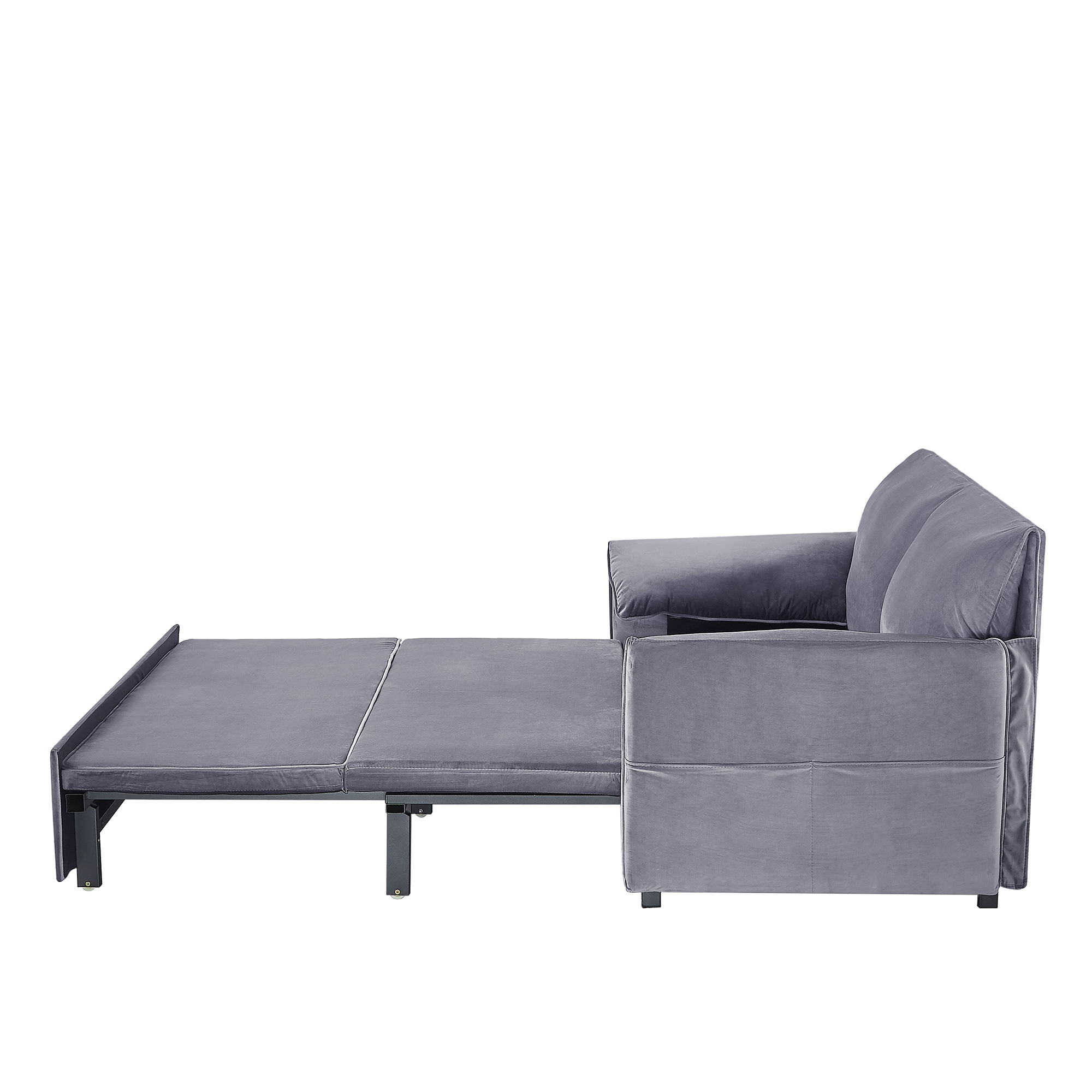 63inch Variable sofa bed with double armrest,
Grey velvet fabric sofa bed,
Pull-down 80inch Comfortable large bed 63inch Variable sofa bed with double armrest,
Grey velvet fabric sofa bed,
Pull-down 80inch Comfortable large bed