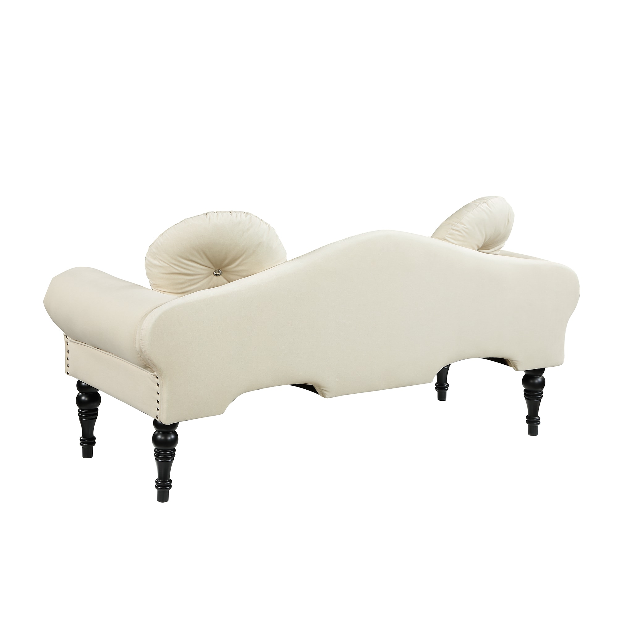 54"Width Modern Velvet Upholstered Loveseat Sofa Accent Bedside Entryway Bench Small Sofa 2 Seater Couch Settee for Living Room Bedroom Nail Head Trimming with Wood Legs 2 Pillows,Beige 54"Width Modern Velvet Upholstered Loveseat Sofa Accent Bedside Entryway Bench Small Sofa 2 Seater Couch Settee for Living Room Bedroom Nail Head Trimming with Wood Legs 2 Pillows,Beige