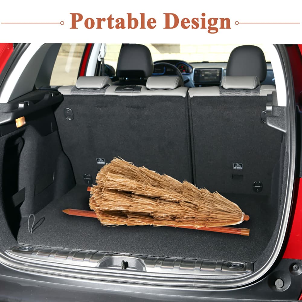 6.5 Feet Portable Thatched Tiki Beach Umbrella With Adjustable Tilt_voghion.com