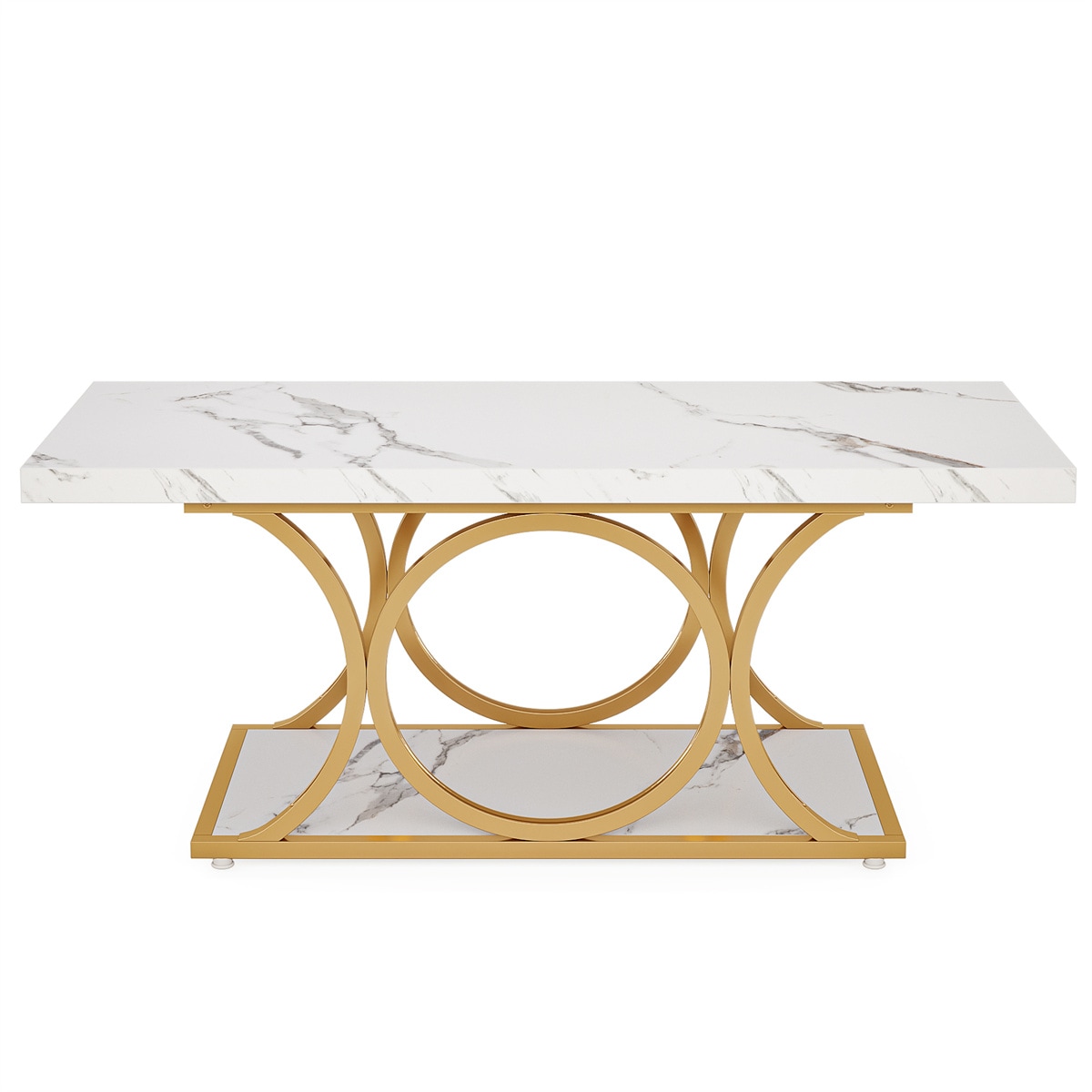 Coffee Table,Center Table With Marble Top_voghion.com