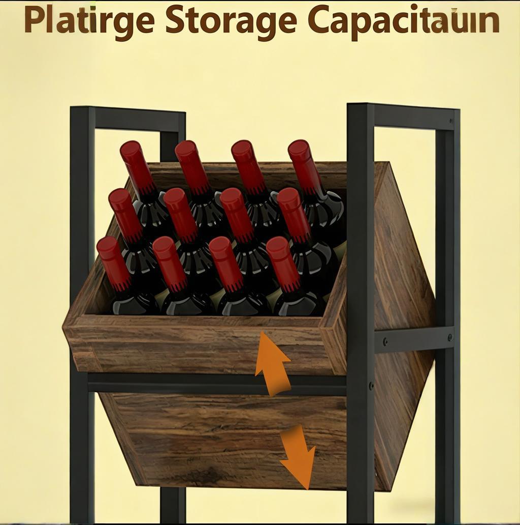 Stable Wine Storage Stand,Chic Wine Rack_voghion.com