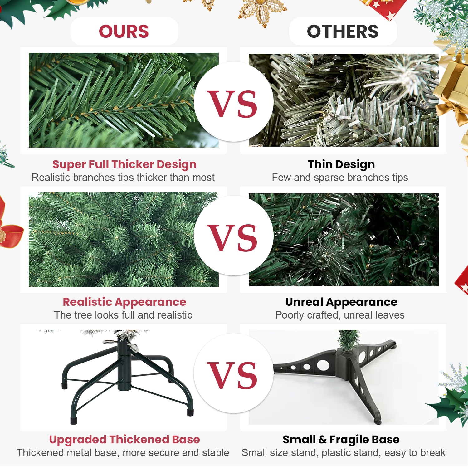 9ft PVC Tree
（memory Wire）FTuLX_voghion.com