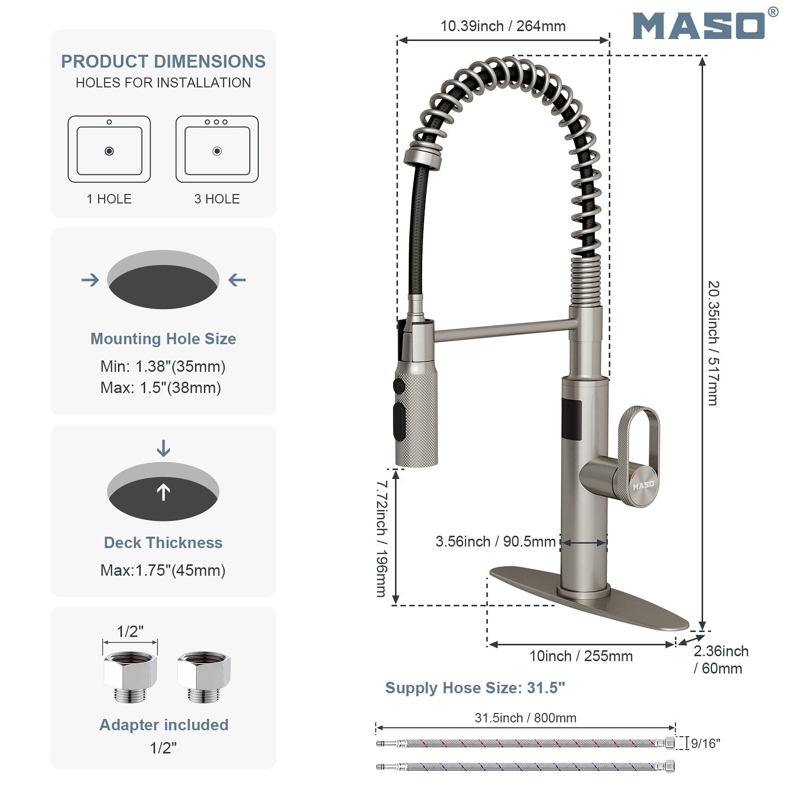 Touchless Kitchen Sink Faucets_voghion.com
